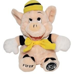 Walt DisneyWorld Kiefer Pig Plush Stuffed Animal Three Little Pigs Fantasy Toy